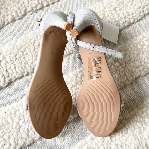 H&M‎ gray sandal heels 8 - Picture 5 of 5